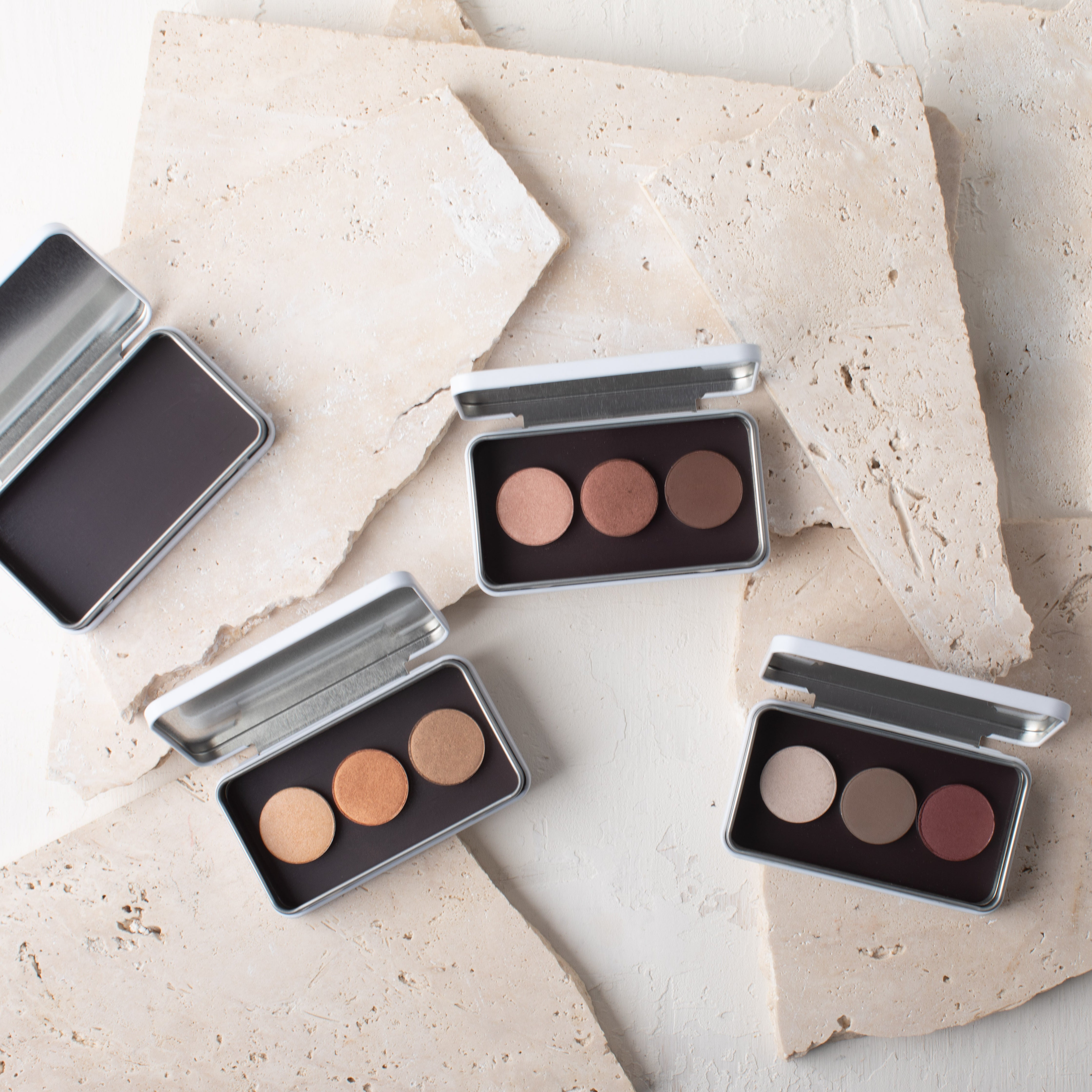 Mineral Goddess Pressed Eyeshadow Trio Palette - choose your shades