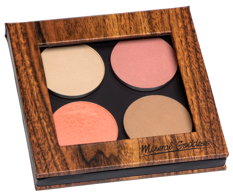 Mineral Goddess Pressed Cheeky Palette - Kylies Professional Makeup