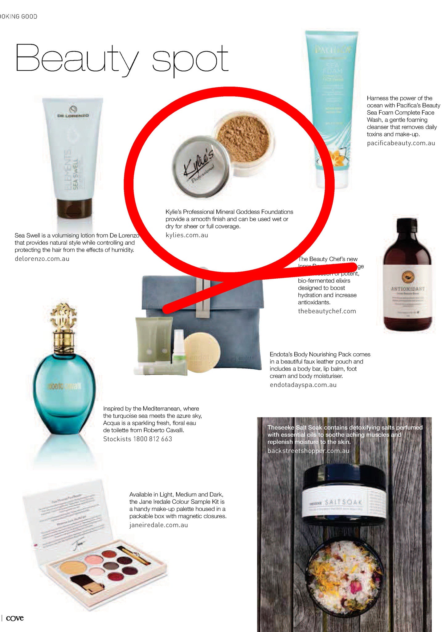 Mineral Goddess Foundtion & Primer Magazine Features