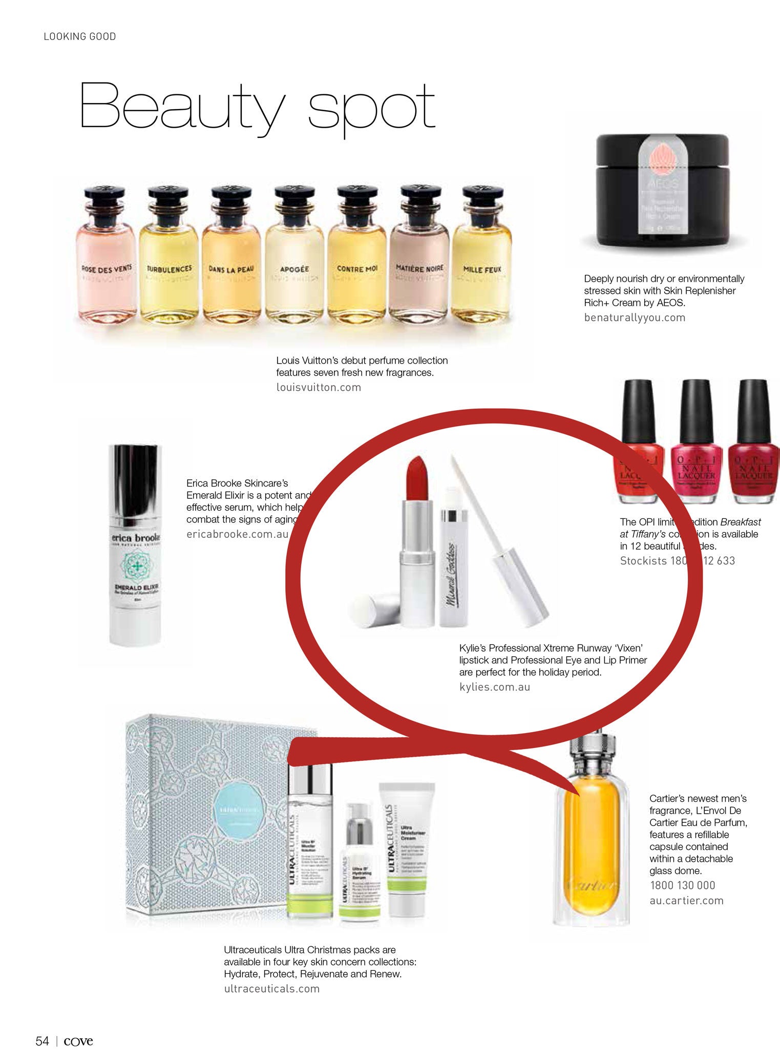 Mineral Goddess Lip Poducts Magazine Features